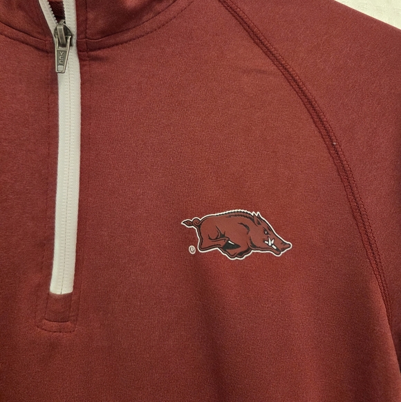Arkansas Razorbacks Quarter-Zip Pullover - Picture 2 of 4